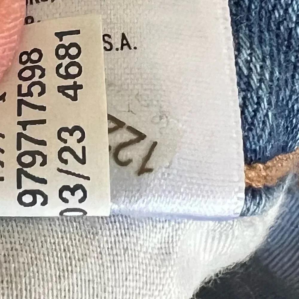 NWT American Eagle Strigid Patched Mom Jean Size 8